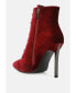 Фото #3 товара Women's bornsta velvet high heeled velvet boots