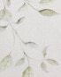 Leaf print flat sheet