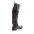 Фото #8 товара Roan by Bed Stu Natty F858037 Womens Gray Leather Lace Up Knee High Boots
