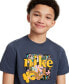 ფოტო #3 პროდუქტის Big Kids Sportswear Crewneck Cotton Graphic T-Shirt