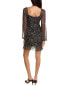 Bcbgeneration Mesh Mini Dress Women's Black 12