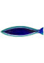 Dori Narrow Fish Platter 17 Inch