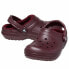 Деревянные башмаки Crocs Classic Lined вишневый