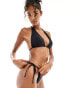 Фото #4 товара Vero Moda mix and match adjustable side bikini bottoms in black