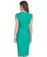 ფოტო #2 პროდუქტის Women's Ruched Sheath Dress