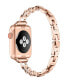 Unisex Skinny Nikki Stainless Steel Chain-Link Band for Apple Watch Size- 42mm, 44mm, 45mm, 49mm