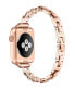 ფოტო #2 პროდუქტის Unisex Skinny Nikki Stainless Steel Chain-Link Band for Apple Watch Size- 42mm, 44mm, 45mm, 49mm