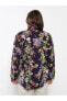 LCW Grace Bağlamalı Yaka Çiçekli Uzun Kollu Viskon Kadın Bluz