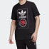 Фото #3 товара adidas originals三叶草 系列 Unisex Tee 爱心印花短袖T恤 男款 黑色 / Футболка Adidas originals Tee T / t_shirt
