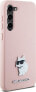 Фото #4 товара Karl Lagerfeld Etui Karl Lagerfeld KLHCS23MSMHCNPP Samsung Galaxy S23+ Plus Silicone Choupette Metal Pin różowy/pink