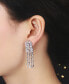 ფოტო #3 პროდუქტის Silver-Tone Flower Chandelier Earrings