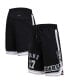 Фото #1 товара Men's Davante Adams Black Las Vegas Raiders Player Name and Number Shorts