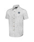 Men's NFL x Darius Rucker Collection by White Dallas Cowboys Woven Short Sleeve Button Up Shirt