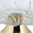 Фото #13 товара Столовая посуда Relaxdays Стеклянная чаша с золотистым подставкой