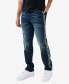 Фото #1 товара Men's Ricky Straight Jeans with Logo Tape