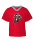 Infant Boys and Girls Scarlet, Gray Ohio State Buckeyes Red Zone Jersey and Pants Set