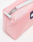 Tommy Jeans logo washbag in pink