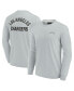 Men's and Women's Gray Los Angeles Chargers Super Soft Long Sleeve T-shirt