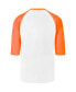 ფოტო #2 პროდუქტის Men's Cream Distressed San Francisco Giants City Connect Crescent Franklin Raglan Three-Quarter Sleeve T-shirt