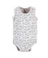 ფოტო #12 პროდუქტის Baby Boys Cotton Sleeveless Bodysuits, Shark Patrol, 5-Pack