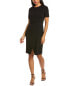 Maggy London Crossover Mini Dress Women's Black 2