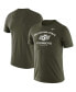 Фото #2 товара Men's Olive Oklahoma State Cowboys Stencil Arch Performance T-shirt