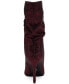 ფოტო #3 პროდუქტის Women's Raquell Rhinestone Slouch Dress Boots