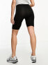 Фото #4 товара Vero Moda Maternity 2 pack over the bump seamless legging shorts in black