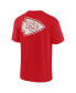 Фото #3 товара Men's and Women's Red Kansas City Chiefs Super Soft Short Sleeve T-shirt