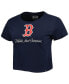 Women's Blue Boston Red Sox Historic Champs T-shirt