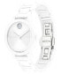 ფოტო #2 პროდუქტის Women's Swiss Bold Evolution 2.0 White Ceramic Bracelet Watch 34mm