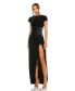 ფოტო #1 პროდუქტის Women's Ieena Slit Gown with Side Beaded Detail