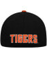 Men's Black, Orange Clemson Tigers Two-Tone Reflex Hybrid Tech Flex Hat Черно-оранжевый, L/XL - фото #4