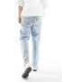 Selected Homme loose fit jeans in light wash