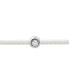 ფოტო #3 პროდუქტის Cubic Zirconia Bezel Cord Ankle Bracelet in Sterling Silver, Created for Macys