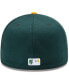 Фото #4 товара Men's Green/Yellow Oakland Athletics Home Authentic Collection On-Field 59FIFTY Fitted Hat