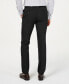 Фото #2 товара Men's Gabardine Skinny/Extra-Slim Fit Performance Stretch Flat-Front Dress Pants