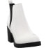 Фото #4 товара Dirty Laundry Lisbon Pull On Chelsea Booties Womens White Casual Boots LISBON-WH