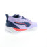 Фото #8 товара Puma Playmaker Pro Splatter 37757604 Mens Purple Athletic Basketball Shoes