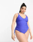 Фото #1 товара We Are We Wear Plus nicola swimsuit in blue