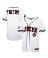 ფოტო #2 პროდუქტის Men's White and Navy Auburn Tigers Free Spirited Baseball Jersey