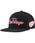 Фото #1 товара Men's Black Detroit Red Wings Core Team Script 2.0 Snapback Hat