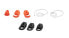 Фото #4 товара Jabra Stealth UC Ear Gels Pack - Ear hook - Black - Orange - White