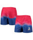 ფოტო #2 პროდუქტის Men's Red, Royal New England Patriots Retro Dip-Dye Swim Shorts