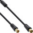 Фото #1 товара InLine Antenna Cable 2x shielded >85dB black 10m