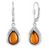 Фото #1 товара Silver earrings with natural amber JST13327EJ