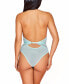 Фото #2 товара Women’s 1PC Lingerie Bodysuit Patterned with Mesh Lace and Bow Accents.