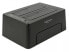 Фото #1 товара Delock 63957 - HDD - SSD - Serial ATA III - 2.5,3.5" - USB 3.2 Gen 2 (3.1 Gen 2) Type-C - 6 Gbit/s - Black