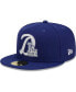 Фото #1 товара Men's Royal Los Angeles Dodgers Duo Logo 59FIFTY Fitted Hat