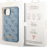 Guess Guess GUHCP14LHG4SHB iPhone 14 Pro 6,1" niebieski/blue hard case 4G Vintage Gold Logo